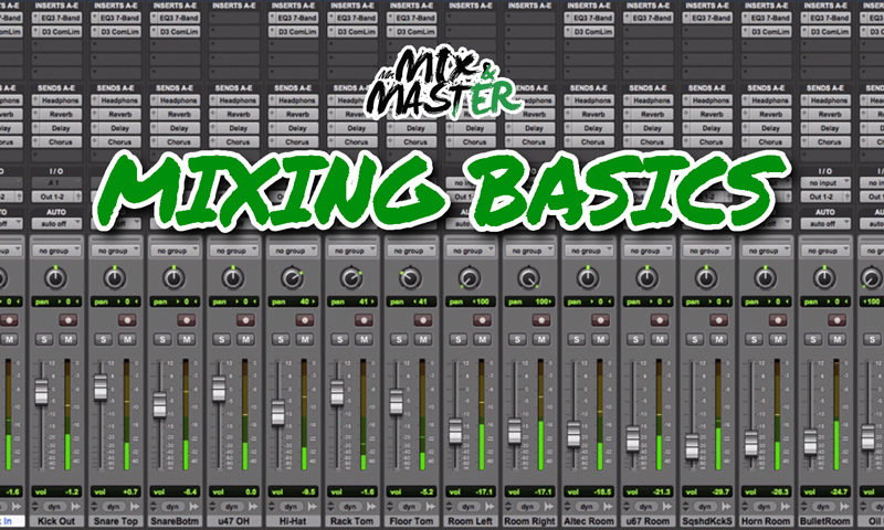 Mix music online by Mr mix and master explains the basics of music mixing, pro tops on how to obtain the perfect mix when mixing audio